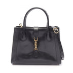 Gucci Handbag Jackie 2-Way Black Leather Tote
