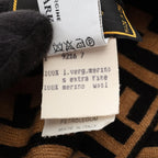 Fendi Knit Cap Zucca Beige Wool — view 5