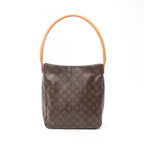 Louis Vuitton Shoulder Bag Looping GM Monogram Canvas Leather