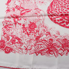 Hermes Scarf Carre 90 Tatouage Jungle Love White Pink Silk — view 8