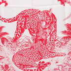Hermes Scarf Carre 90 Tatouage Jungle Love White Pink Silk — view 6