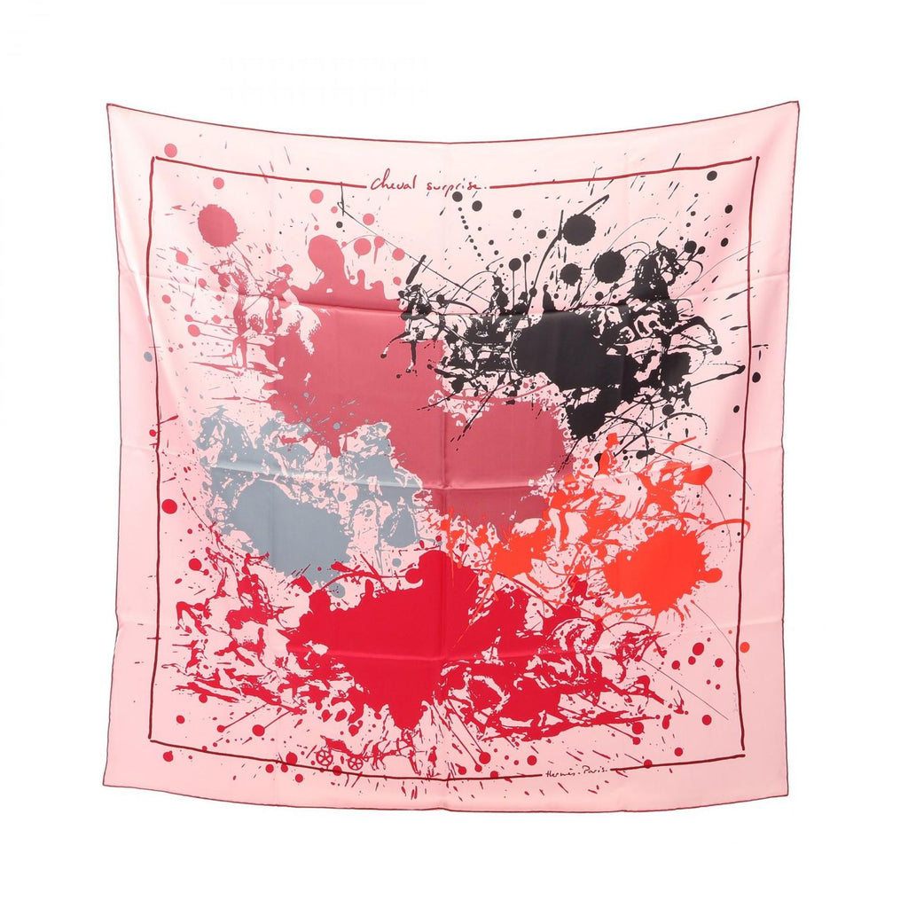 Hermes Scarf Carre 90 an Unexpected Horse Silk