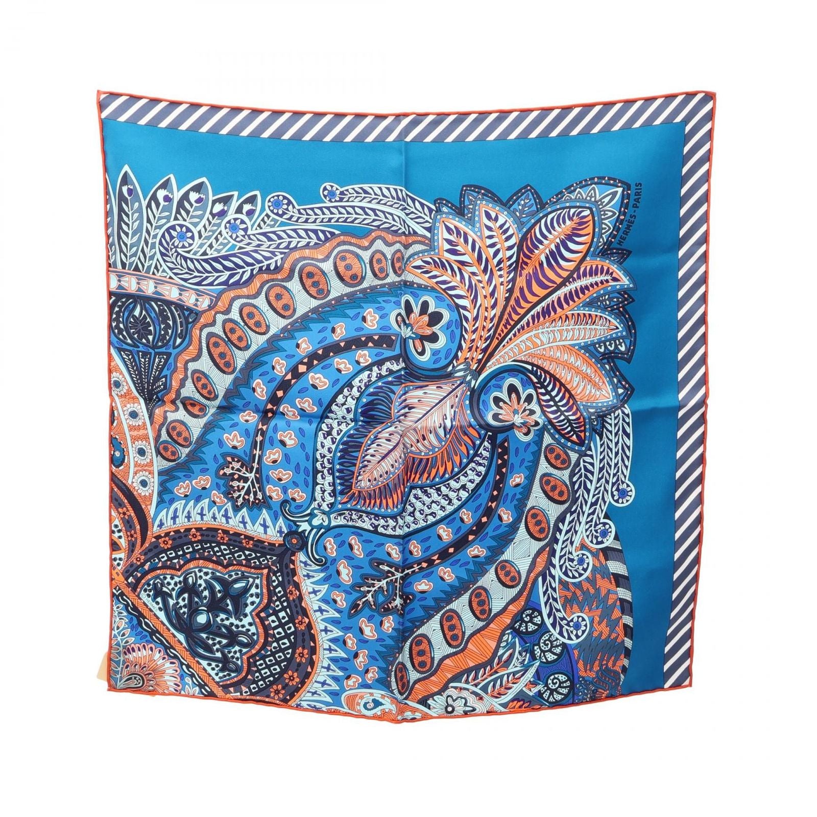 Hermes Scarf Petit Carre 45 Gavroche Maharani's Garden Silk Mahara