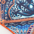 Hermes Scarf Petit Carre 45 Gavroche Maharani's Garden Silk Mahara — view 2