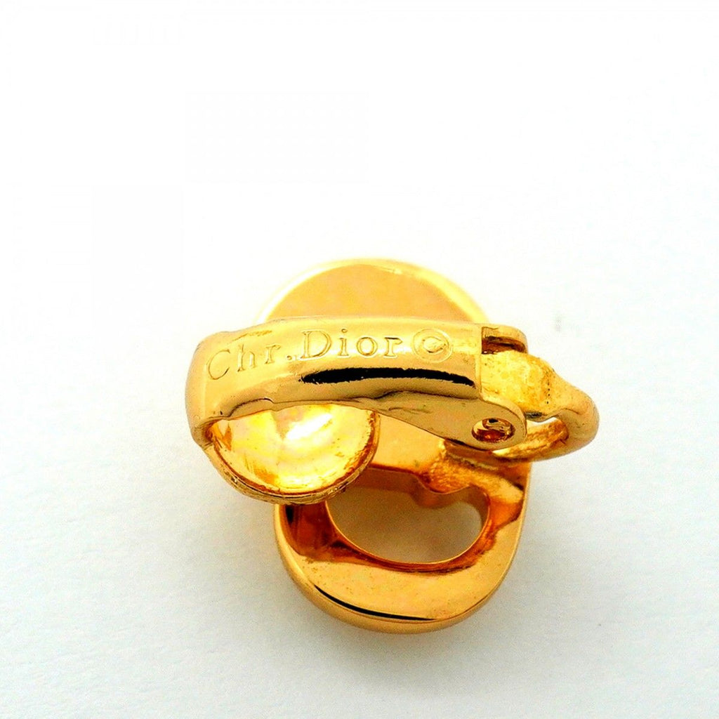 Dior Earrings CD Logo Gold Plated — view 4