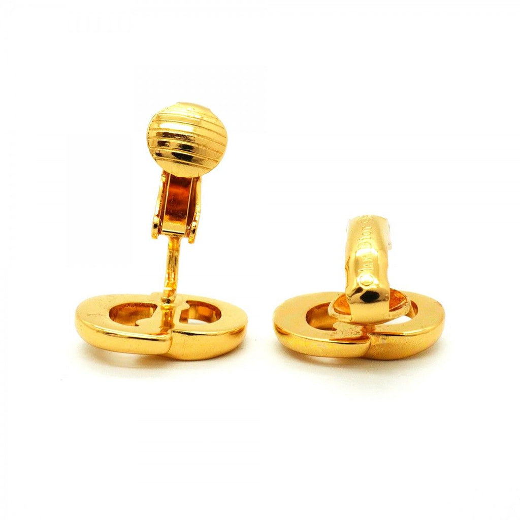 Dior Earrings CD Logo Gold Plated — view 3