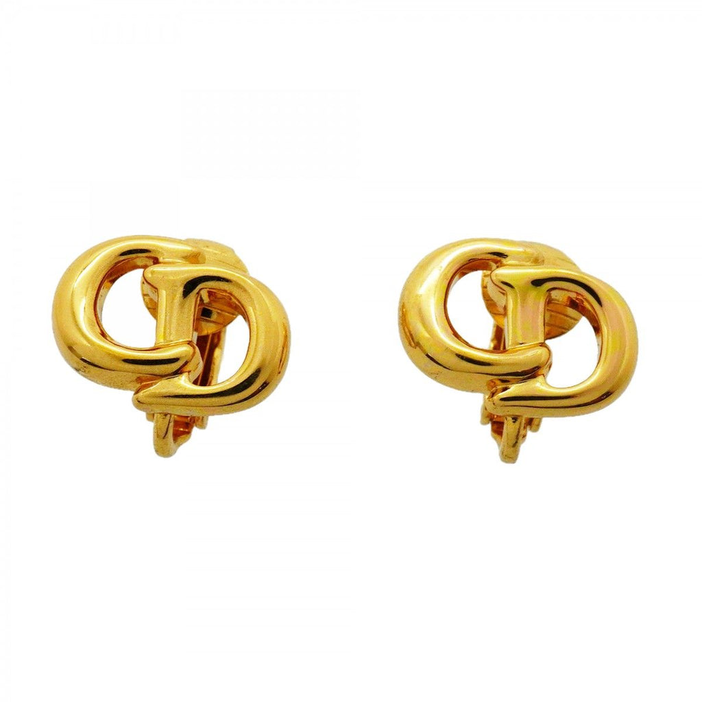 Dior Earrings CD Logo Gold Plated