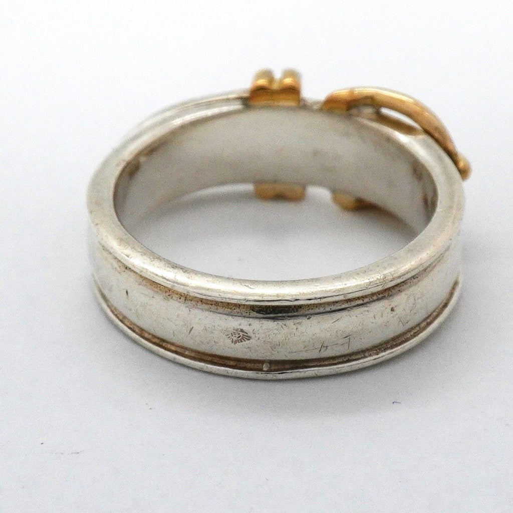 Hermes Ring Ceinture 18k Yellow Gold 925 Sterling Silver — view 6