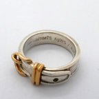Hermes Ring Ceinture 18k Yellow Gold 925 Sterling Silver — view 4