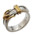 Hermes Ring Ceinture 18k Yellow Gold 925 Sterling Silver