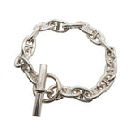 Hermes Bracelet Chaine D'ancre MM 16 Links 925 Sterling Silver