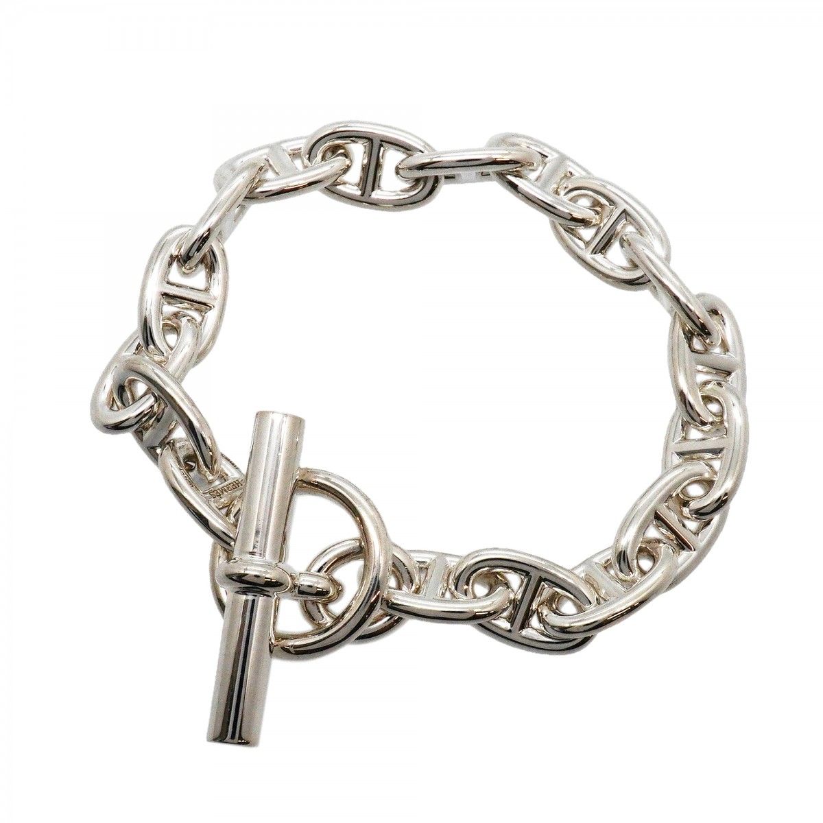 Hermes Bracelet Chaine D'ancre MM 16 Links 925 Sterling Silver