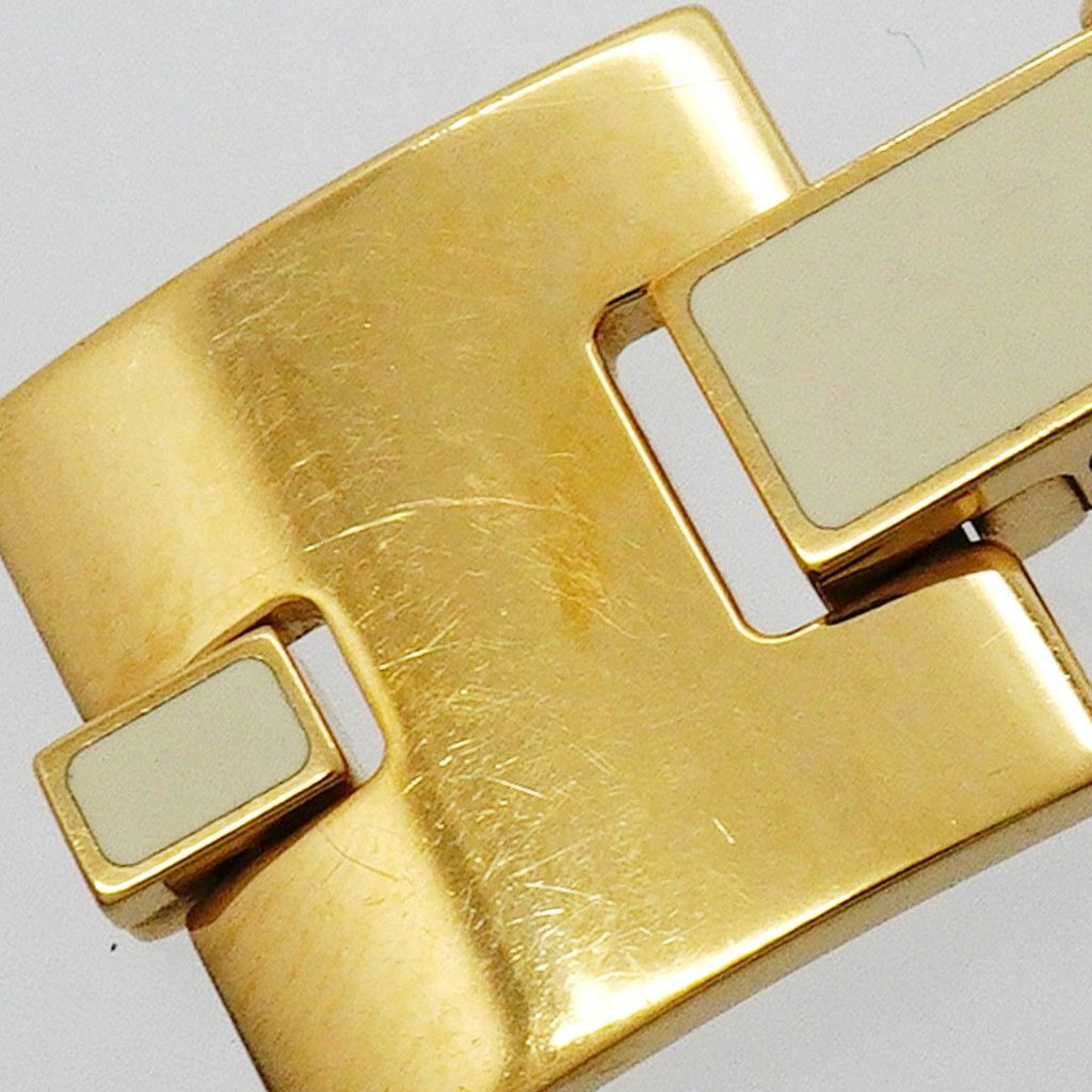 Hermes Necklace Irene Gold Plated Ivory — view 7