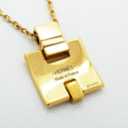 Hermes Necklace Irene Gold Plated Ivory — view 5