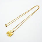 Hermes Necklace Irene Gold Plated Ivory — view 3