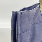 Hermes Tote Fourre Tout MM Canvas Navy Khaki Silver — view 8