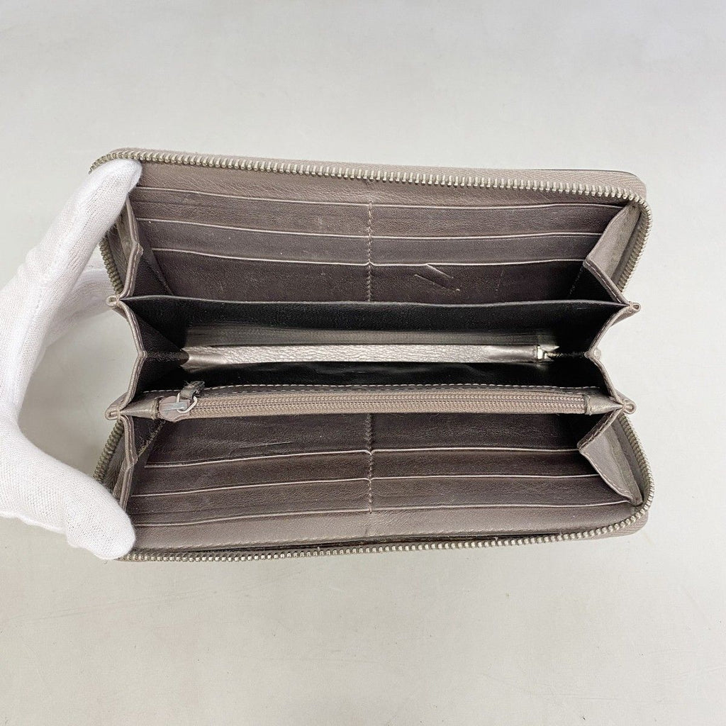 Gucci Wallet GG Supreme Gray Ju Silver — view 3