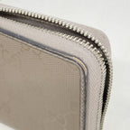 Gucci Wallet GG Supreme Gray Ju Silver — view 6