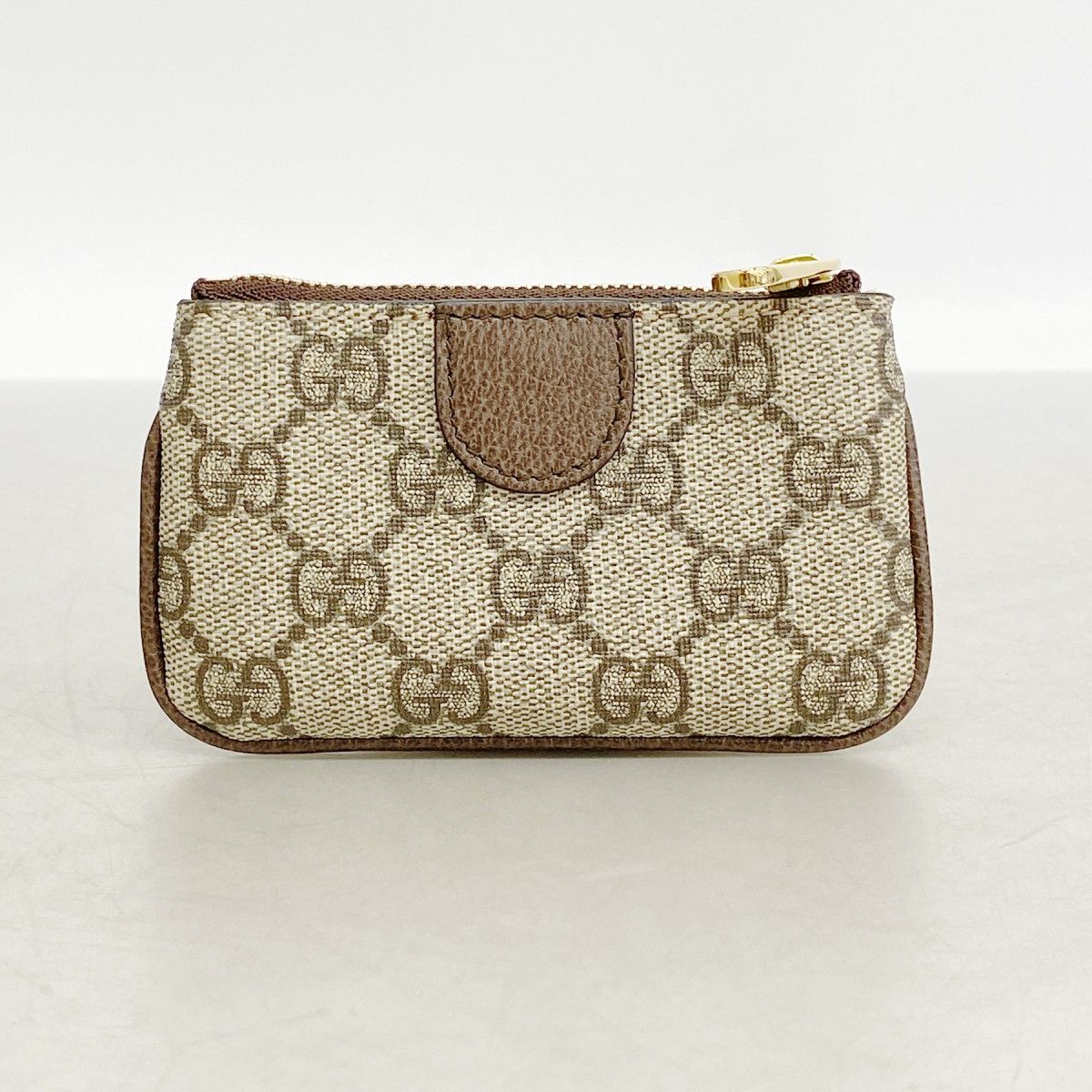 Gucci Coin Case Ophidia Brown Gold — view 8