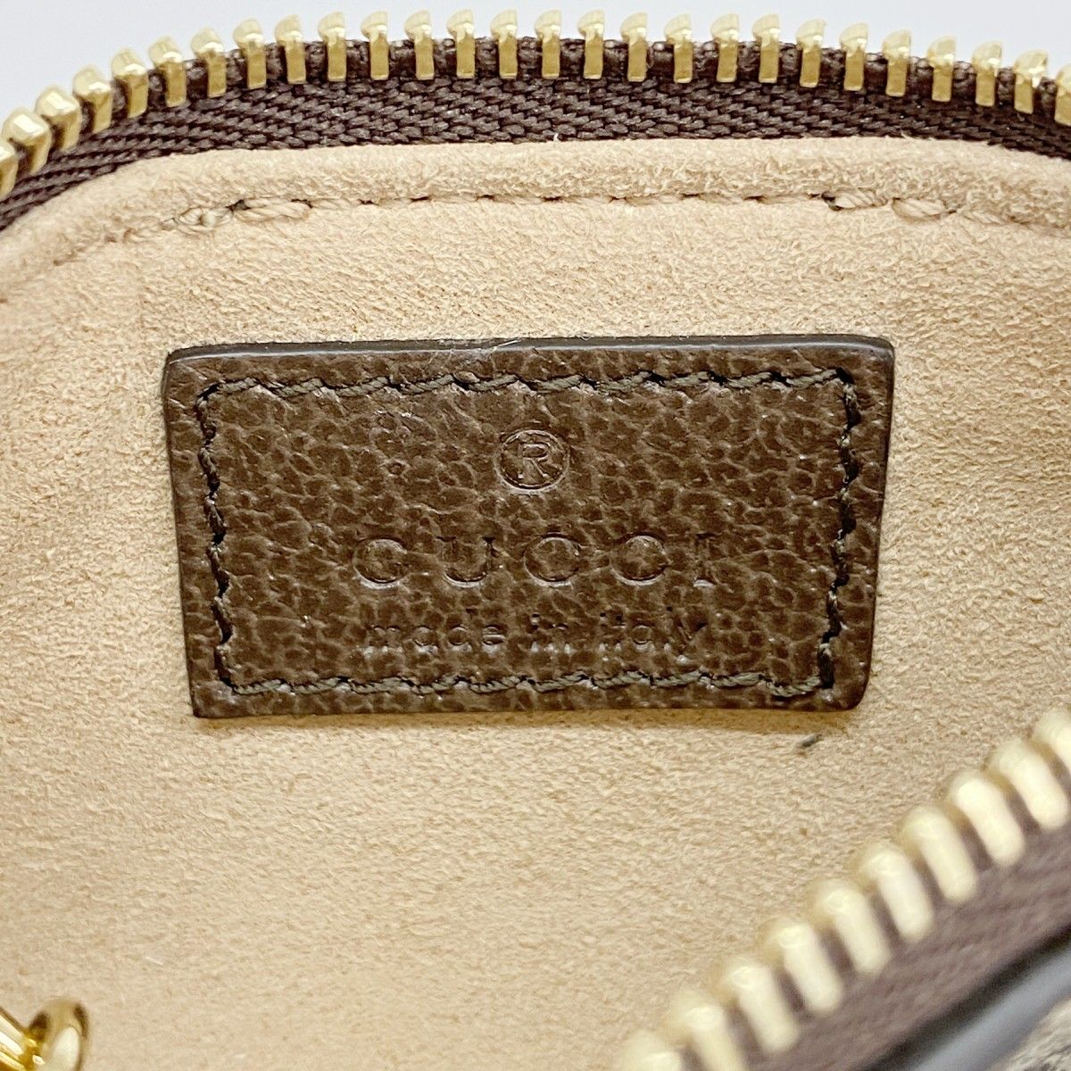 Gucci Coin Case Ophidia Brown Gold — view 4