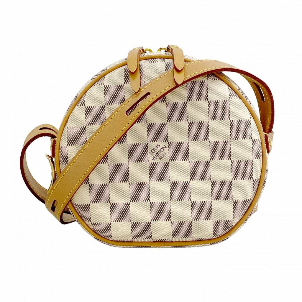 Louis Vuitton Shoulder Bag Damier Azur Boite Chapel PM White