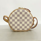 Louis Vuitton Shoulder Bag Damier Azur Boite Chapel PM White — view 9