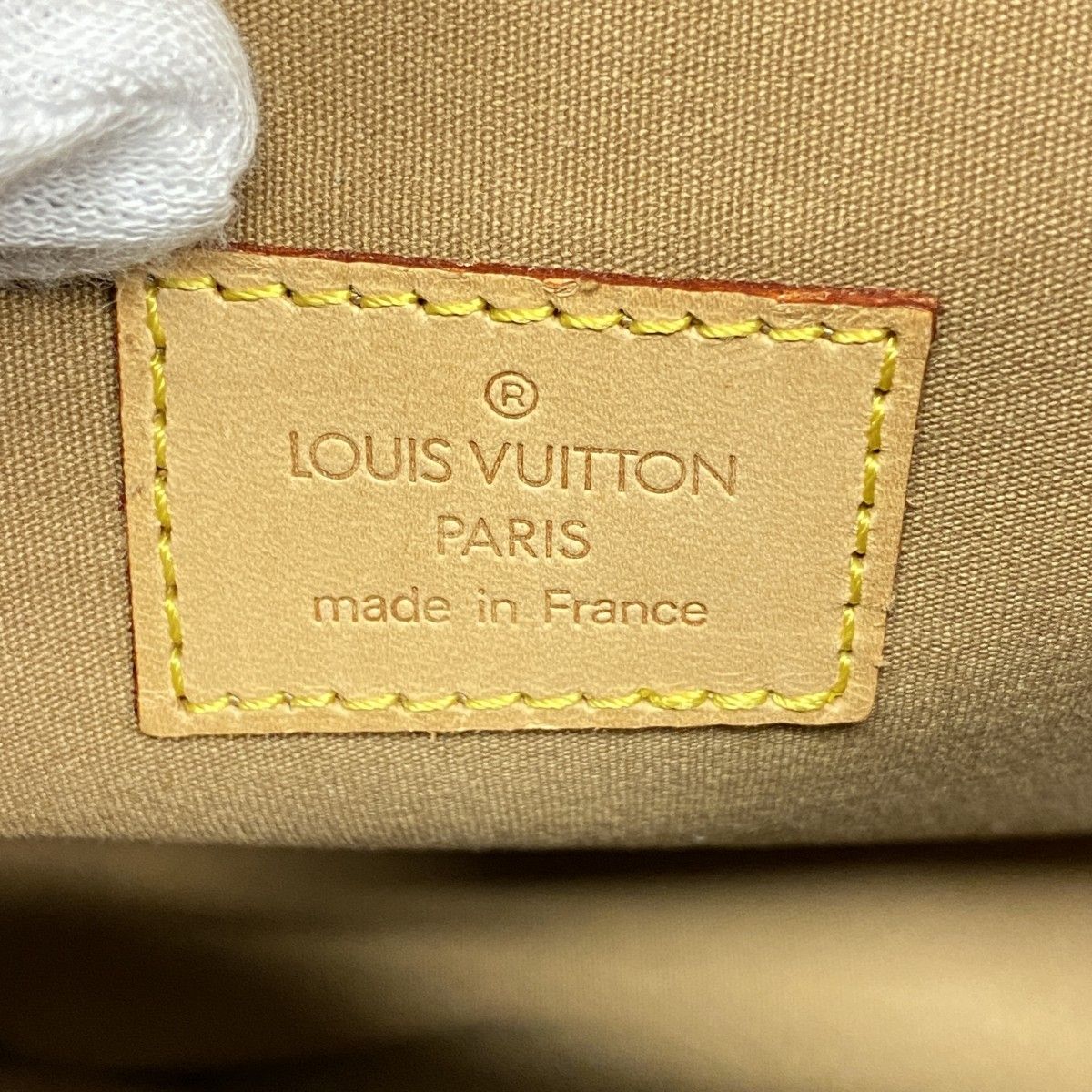 Louis Vuitton Boston Bag Vernis Biscayne Bay GM Noisette — view 5