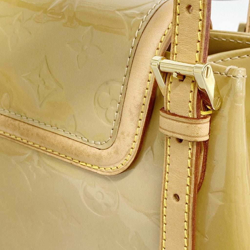 Louis Vuitton Boston Bag Vernis Biscayne Bay GM Noisette — view 7