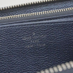 Louis Vuitton Wallet Monogram Empreinte Zippy Metallic Blue — view 4