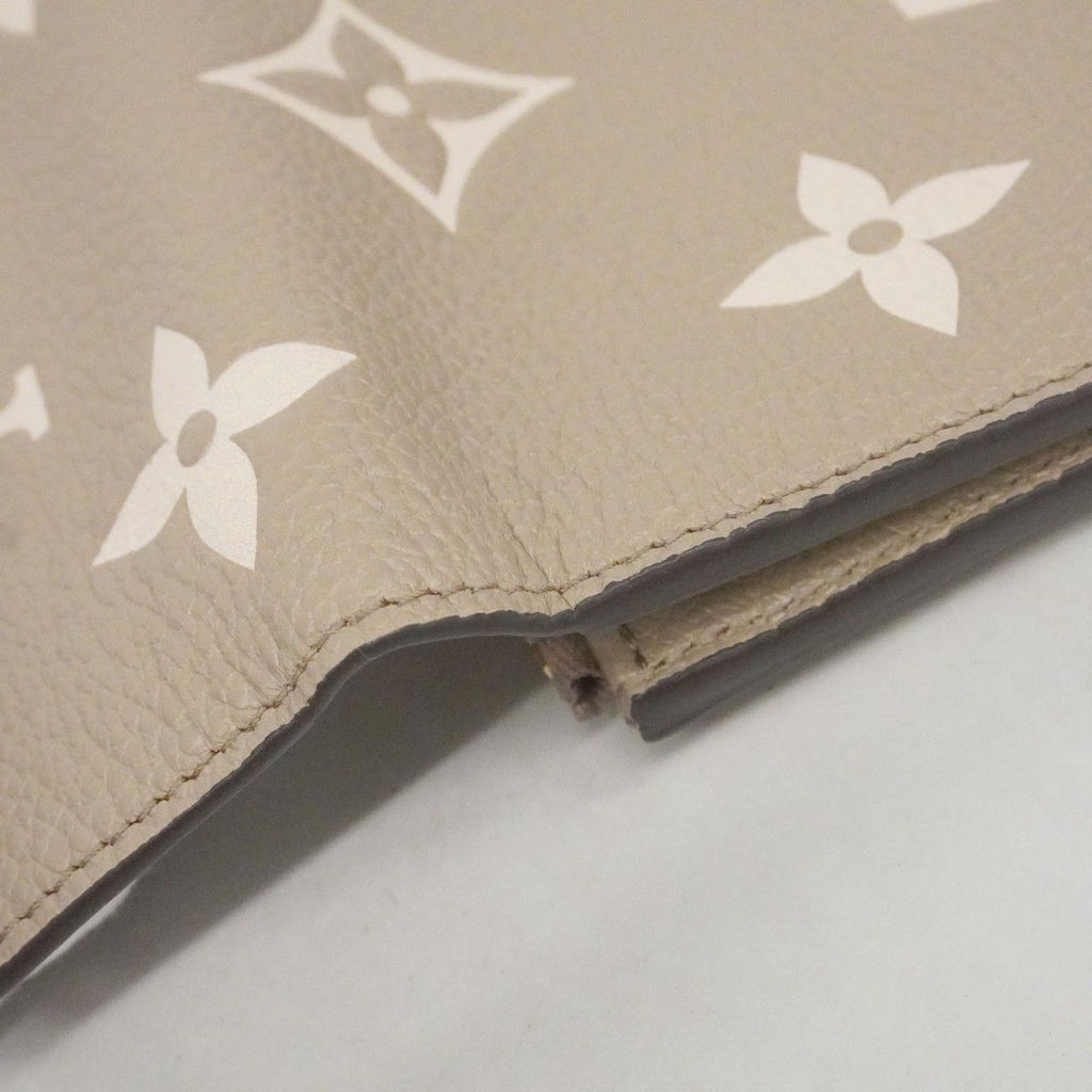 Louis Vuitton Trifold Wallet Monogram Empreinte Bicolor Portefeuille Victorine — view 6