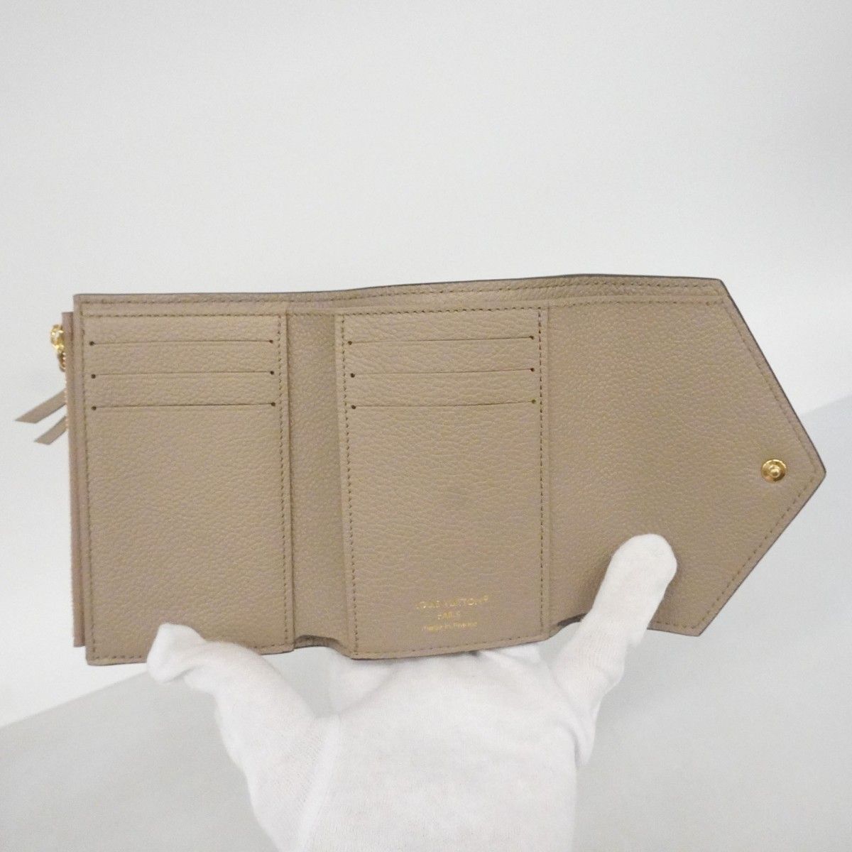 Louis Vuitton Trifold Wallet Monogram Empreinte Bicolor Portefeuille Victorine — view 3