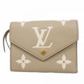 Louis Vuitton Trifold Wallet Monogram Empreinte Bicolor Portefeuille Victorine