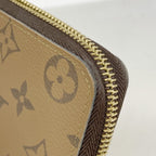 Louis Vuitton Wallet Monogram Reverse Portefeuille Clemence Brown — view 6