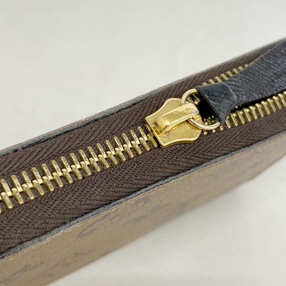 Louis Vuitton Wallet Monogram Reverse Portefeuille Clemence Brown — view 7