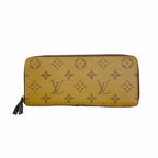 Louis Vuitton Wallet Monogram Reverse Portefeuille Clemence Brown