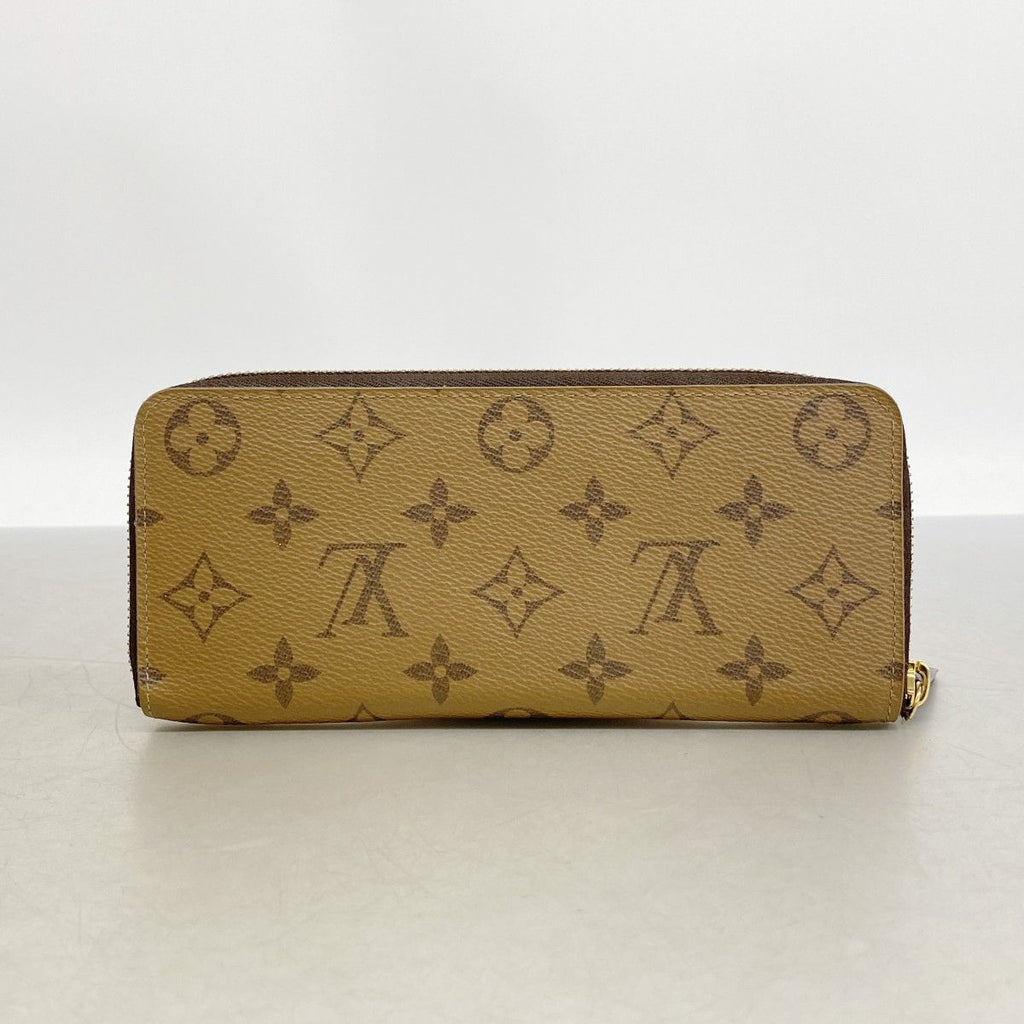 Louis Vuitton Wallet Monogram Reverse Portefeuille Clemence Brown — view 8