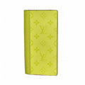 Louis Vuitton Wallet Taigarama Portefeuille Brazza Lemon