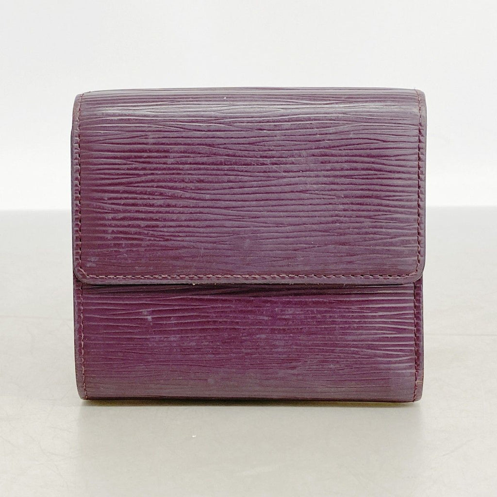 Louis Vuitton Trifold Wallet Epi Portefeuille Elise Cassis — view 8
