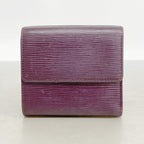 Louis Vuitton Trifold Wallet Epi Portefeuille Elise Cassis — view 8