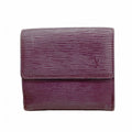 Louis Vuitton Trifold Wallet Epi Portefeuille Elise Cassis