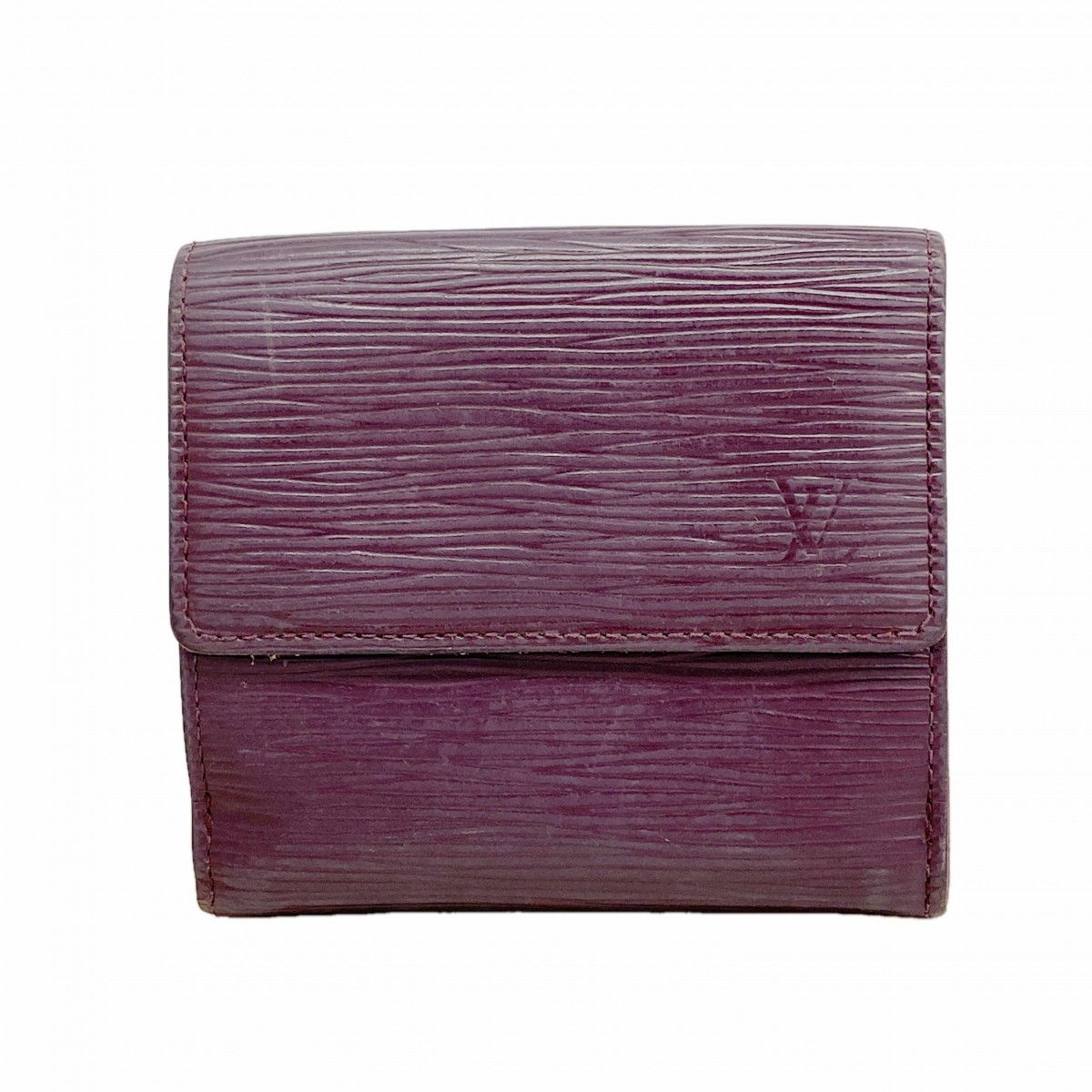 Louis Vuitton Trifold Wallet Epi Portefeuille Elise Cassis