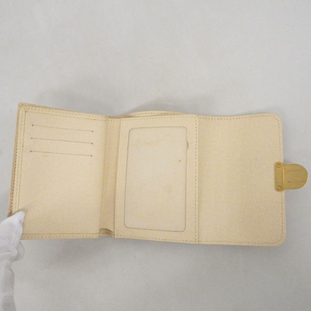 Louis Vuitton Trifold Wallet Damier Azur Portefeuille Joy White — view 3