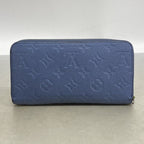 Louis Vuitton Wallet Monogram Empreinte Zippy Metallic Blue — view 7