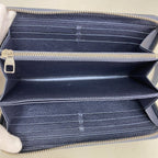 Louis Vuitton Wallet Monogram Empreinte Zippy Metallic Blue — view 3