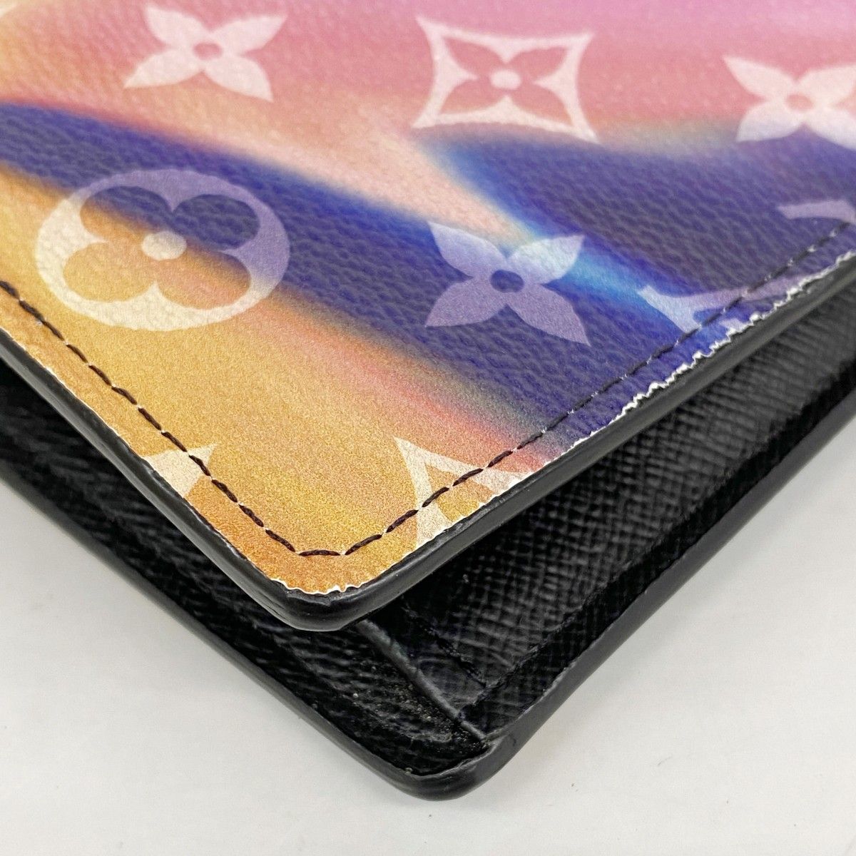 Louis Vuitton Wallet Monogram Sunset Portefeuille Brazza Multicolor — view 7