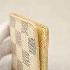 Louis Vuitton Card Case Damier Azur Organizer de Poche White — view 8