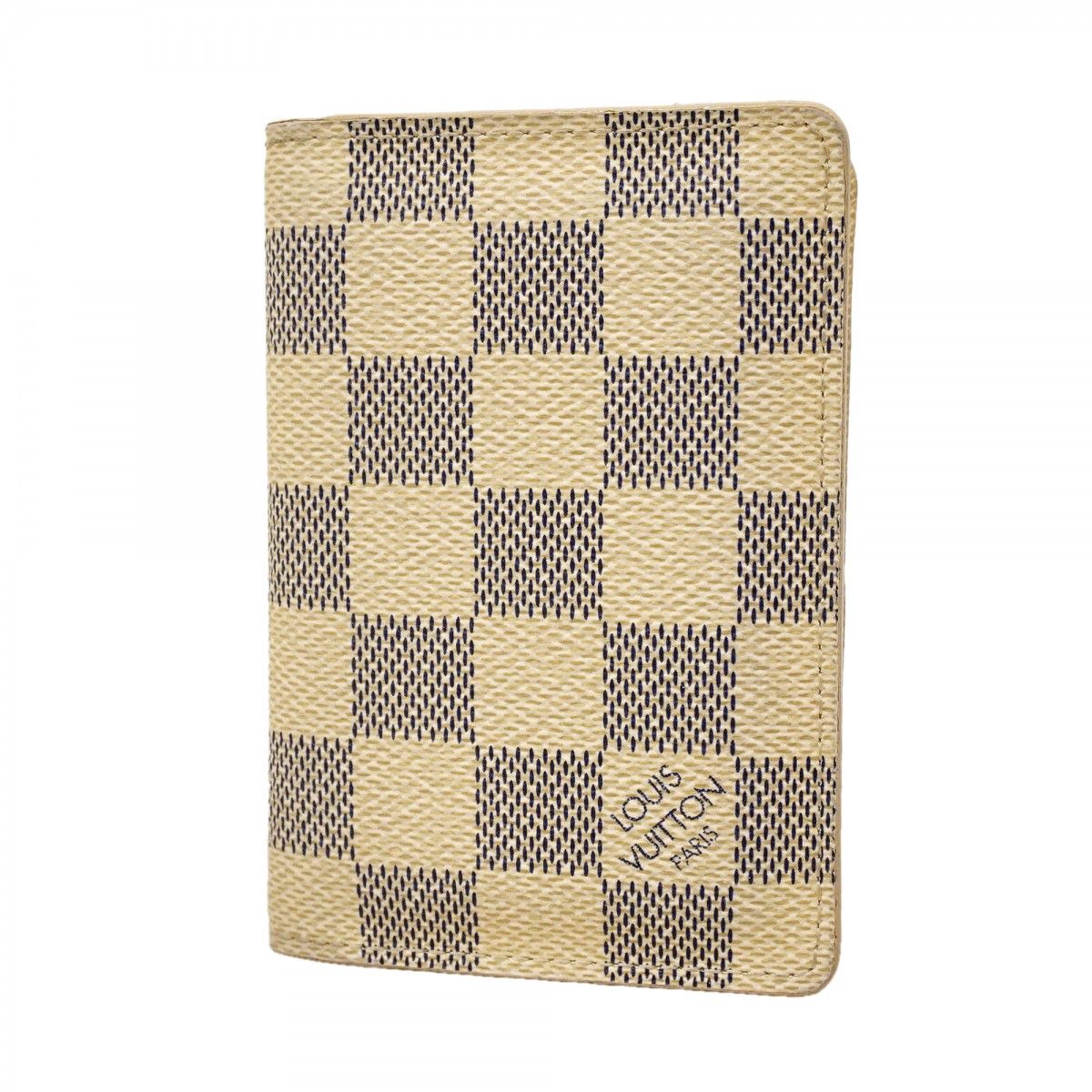 Louis Vuitton Card Case Damier Azur Organizer de Poche White