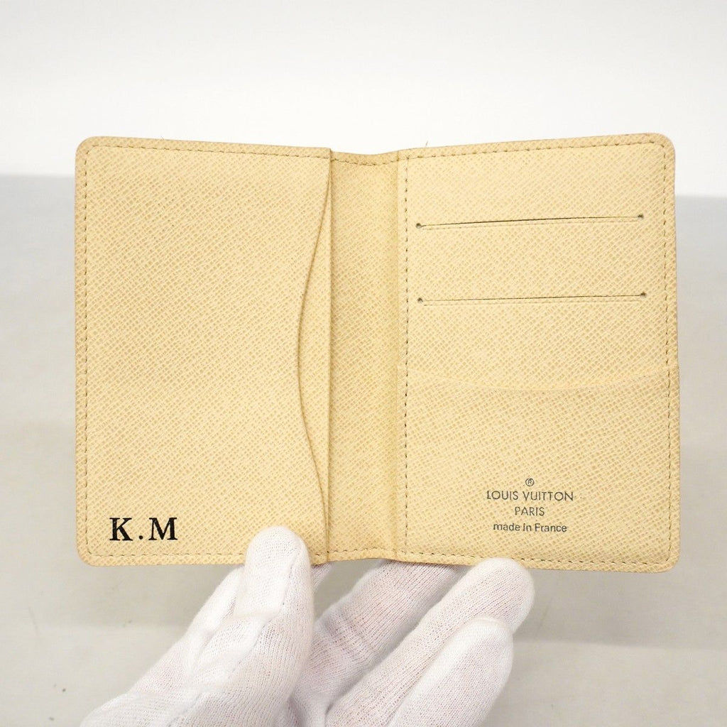 Louis Vuitton Card Case Damier Azur Organizer de Poche White — view 4