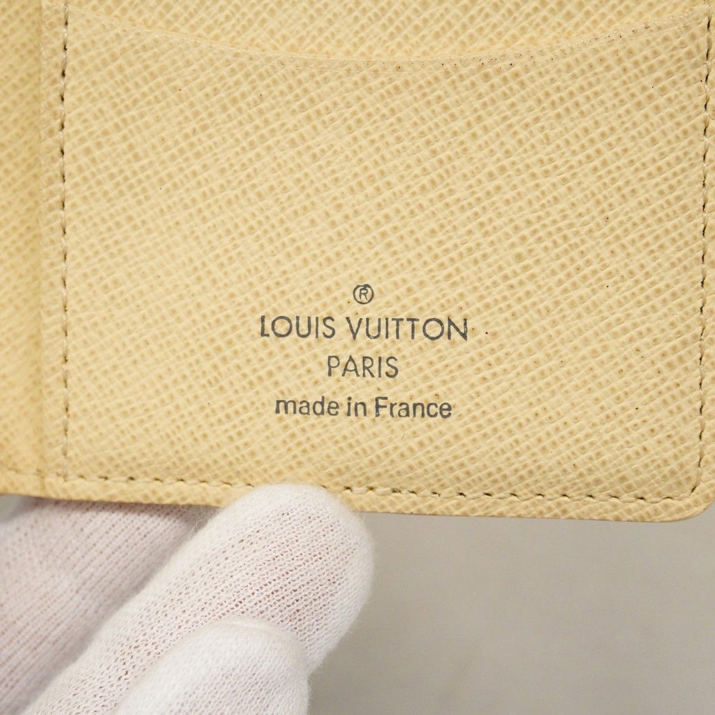 Louis Vuitton Card Case Damier Azur Organizer de Poche White — view 5