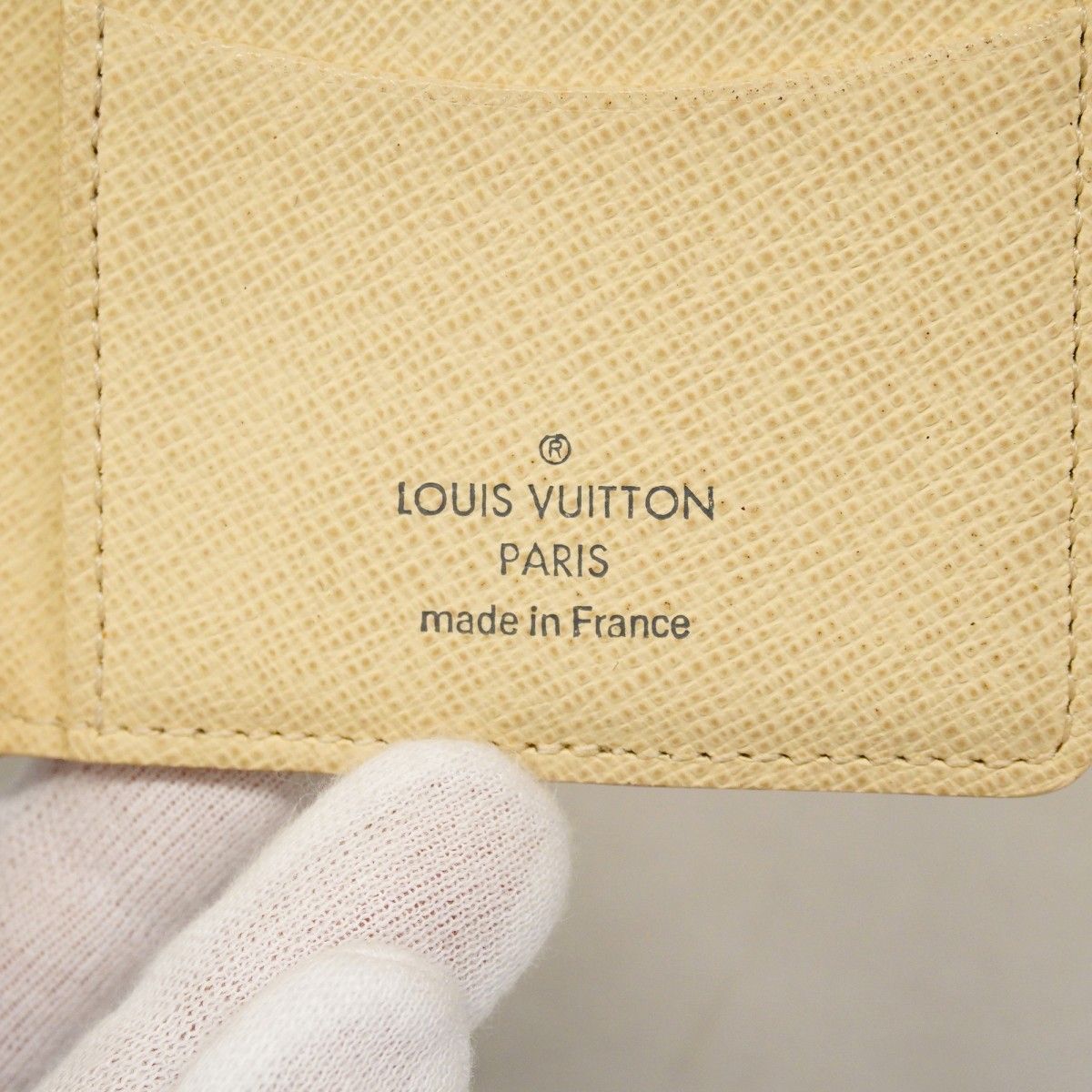 Louis Vuitton Card Case Damier Azur Organizer de Poche White — view 5